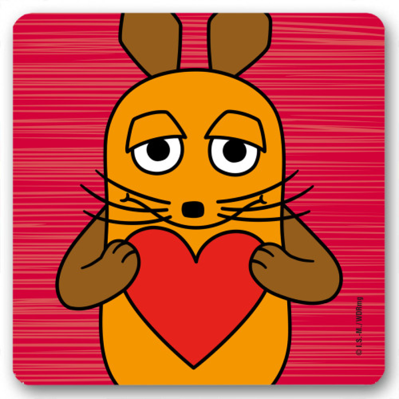 Die Maus - Maus Love - Untersetzer