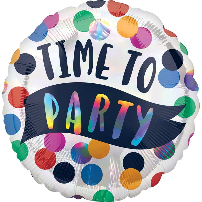 Folienballon - Time to party