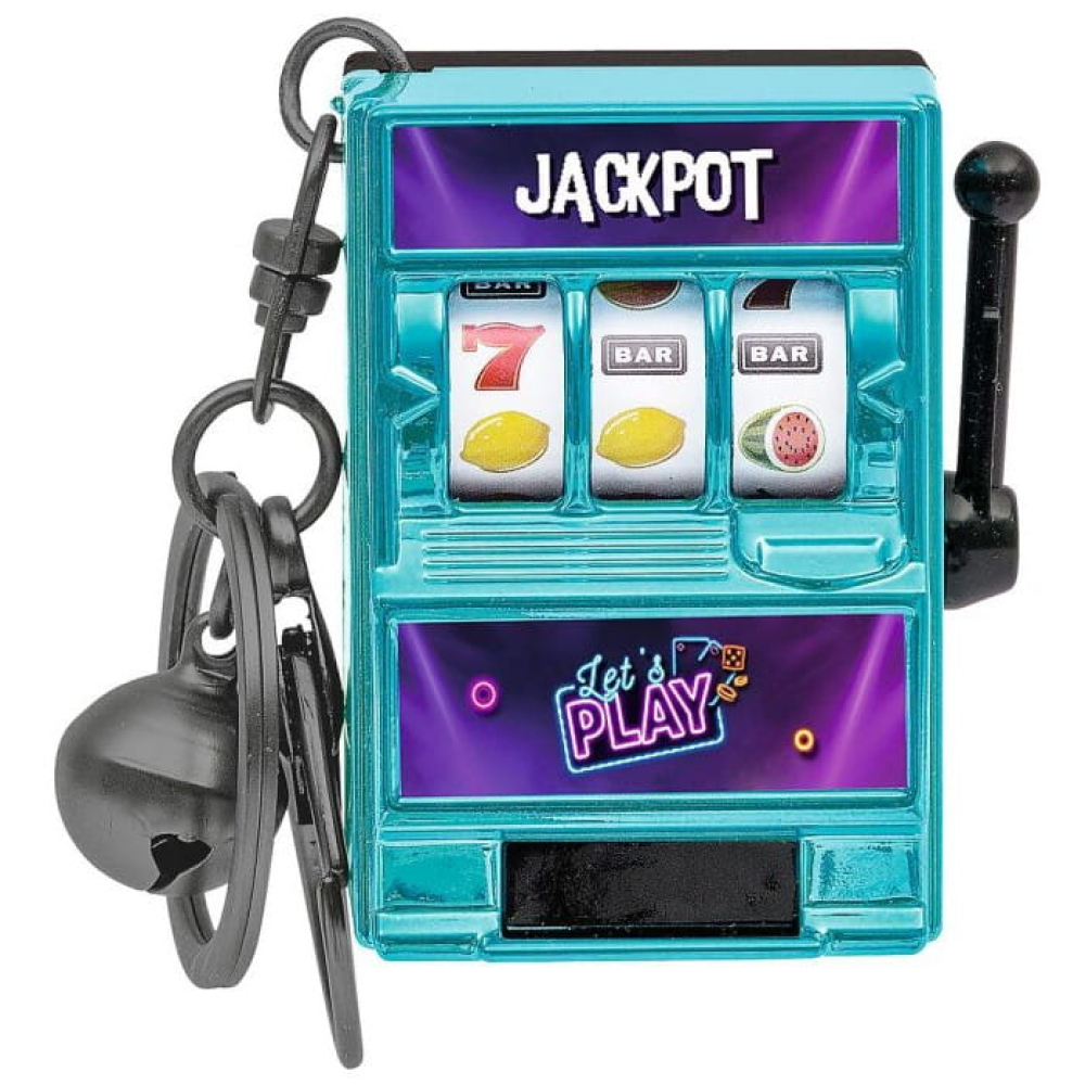Let's Play - Jackpot - Schlüsselanhänger türkis