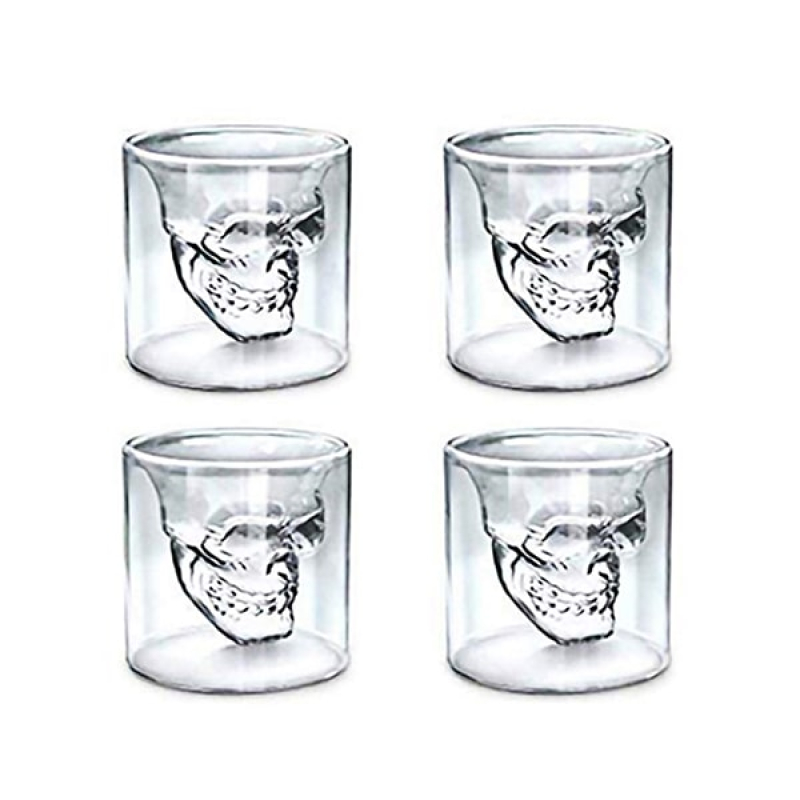 Totenkopf - Schnapsglas-Set