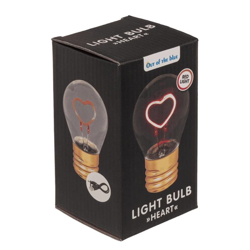 LED-Glühleuchte - Herz