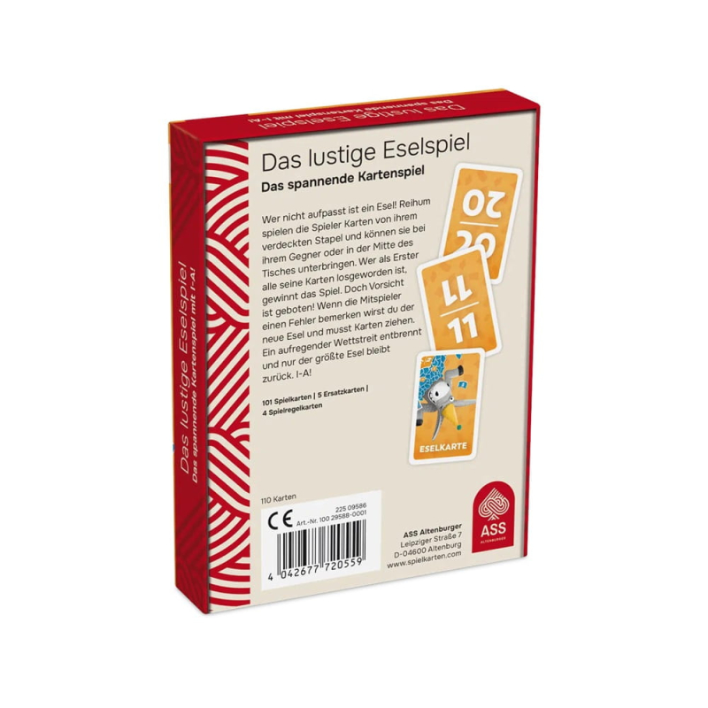 Das lustige Eselspiel - Kartenspiel