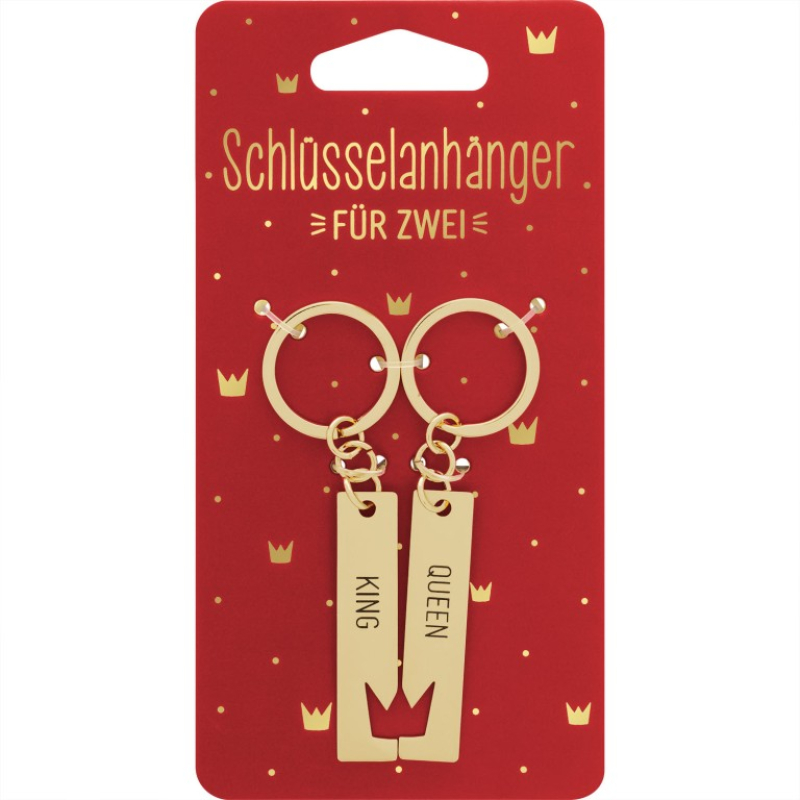 Gruss & Co. - King & Queen Schlüsselanhänger-Set