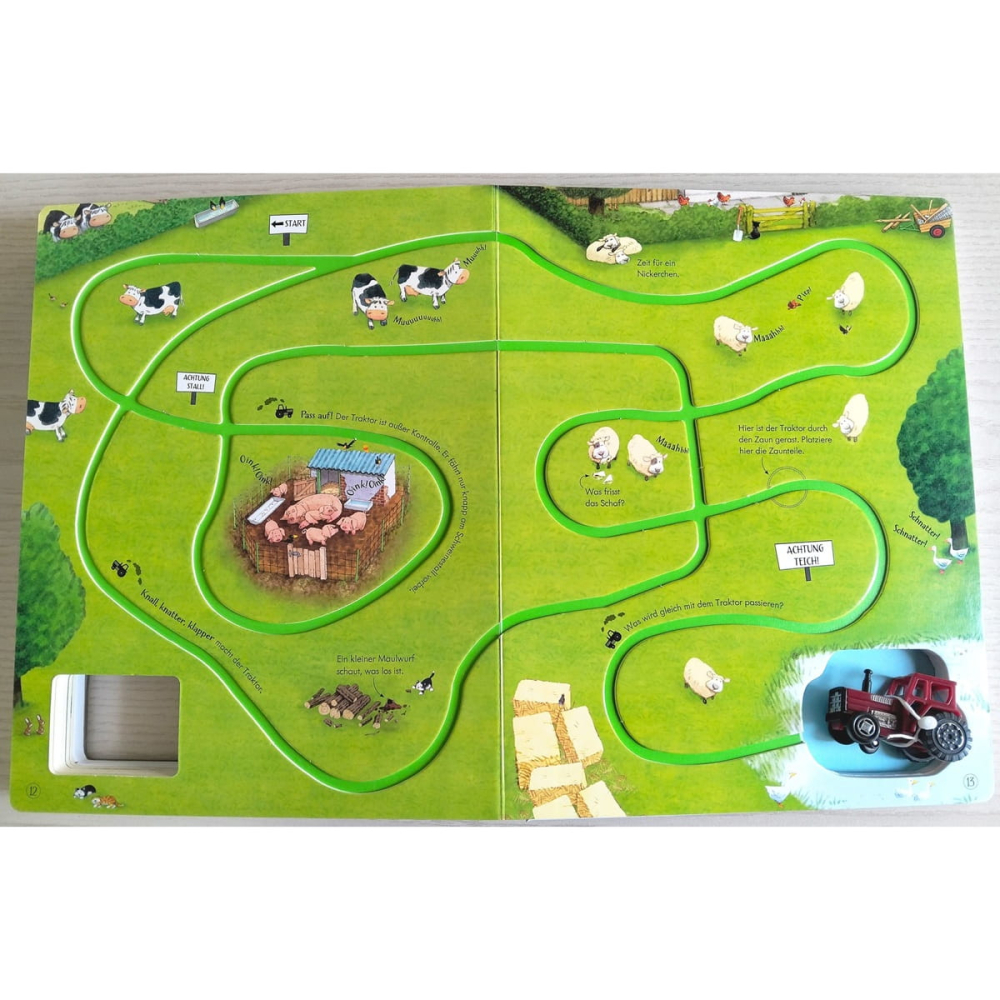 Wohin fährt der Traktor?