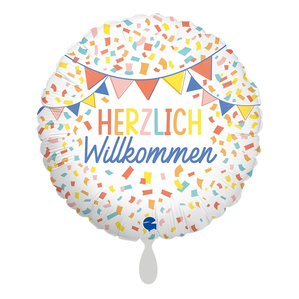 Folienballon - Herzlich Willkommen