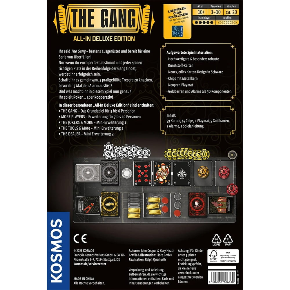 The Gang - All-In Deluxe Edition Kartenspiel