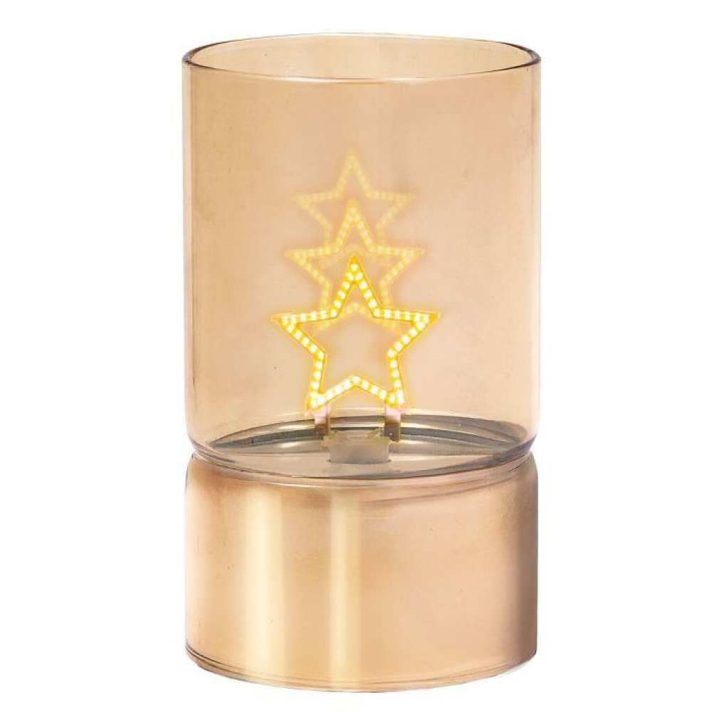 Sternenzauber LED-Dekoleuchte gold