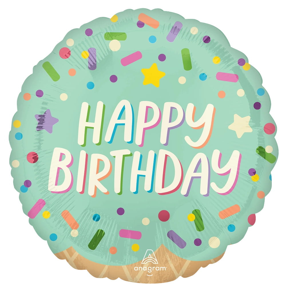 Folienballon Ice Cream Party Birthday