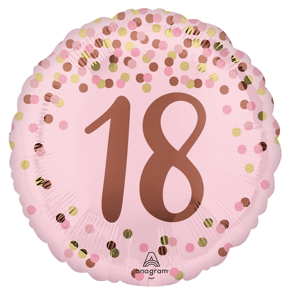 Folienballon - Pretty Pink 18th Birthday