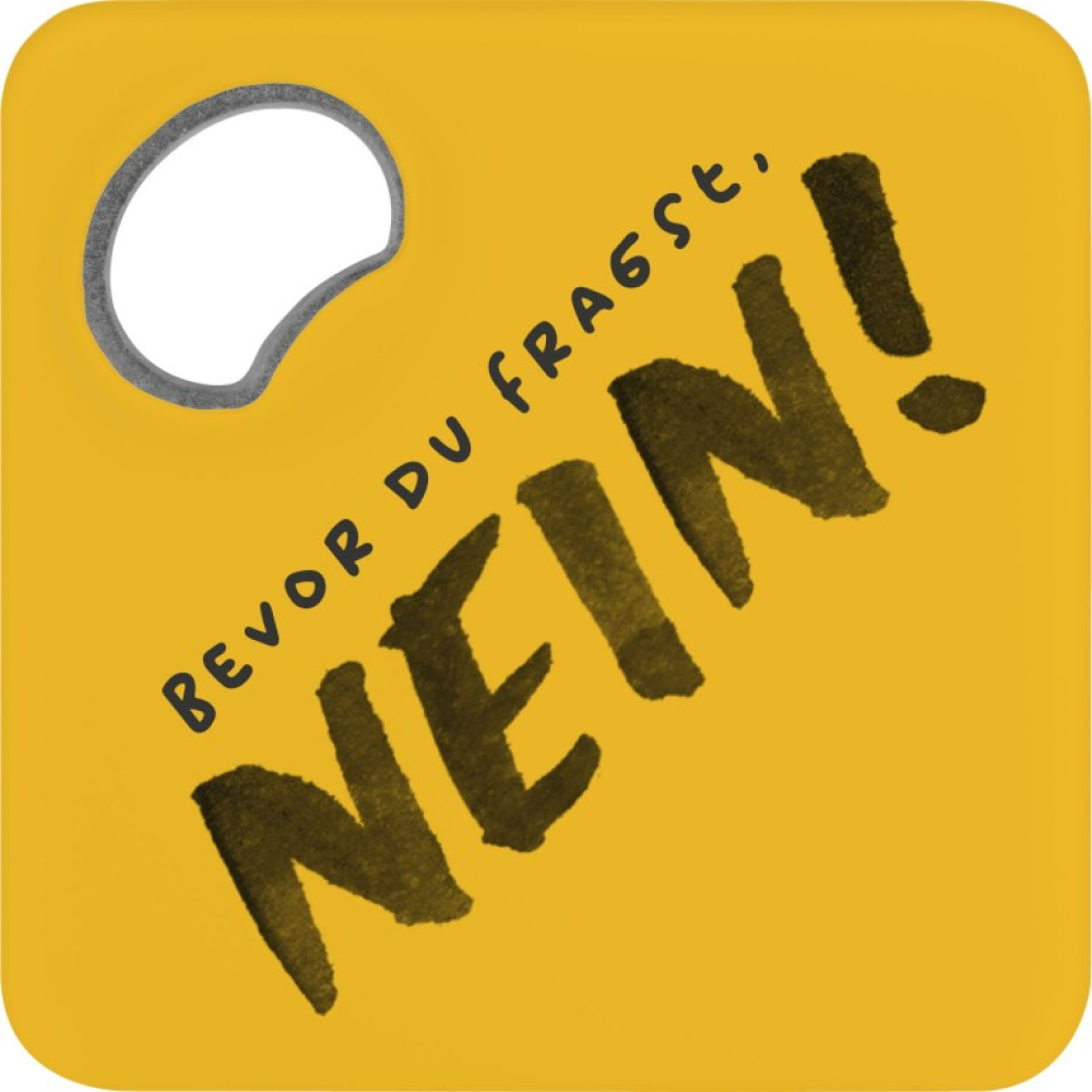 sheepworld - Nein - Untersetzer mit Flaschenöffner